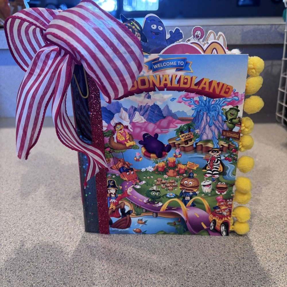 Mcdonald's Adult Happy Meal Junk Journal Extra Ephemera Nostalgia DIY